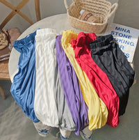 Load image into Gallery viewer, Baby Kid Girls Solid Color Pants Wholesale 220317144
