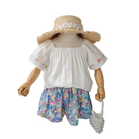 Load image into Gallery viewer, Baby Kid Girls Cartoon Embroidered Tops Wholesale 220317145
