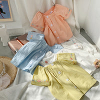 Load image into Gallery viewer, Baby Kid Girls Cartoon Embroidered Tops Wholesale 220317145
