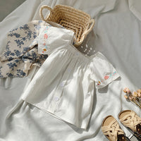 Load image into Gallery viewer, Baby Kid Girls Cartoon Embroidered Tops Wholesale 220317145
