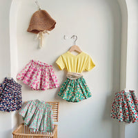Load image into Gallery viewer, Baby Kid Girls Flower Print Shorts Wholesale 220317146
