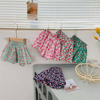Load image into Gallery viewer, Baby Kid Girls Flower Print Shorts Wholesale 220317146
