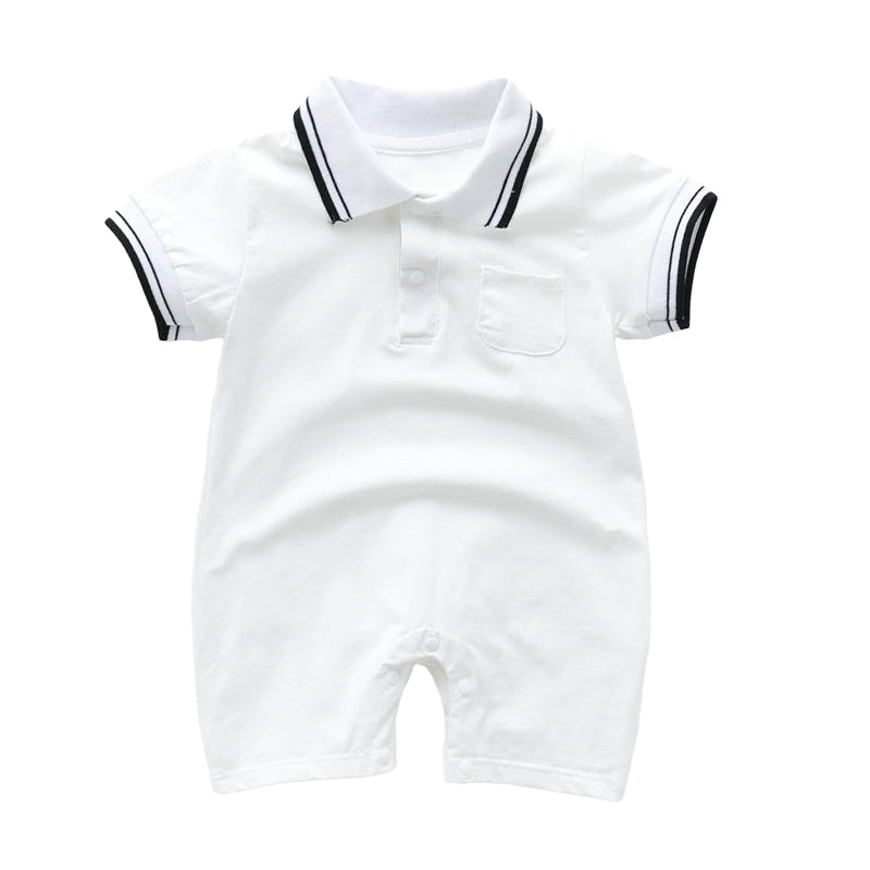 Baby Girls Boys Striped Rompers And Checked Jumpsuits Wholesale 22031715