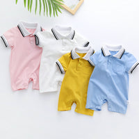 Load image into Gallery viewer, Baby Girls Boys Striped Rompers And Checked Jumpsuits Wholesale 22031715
