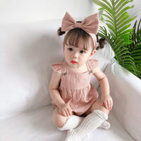 Load image into Gallery viewer, Baby Girls Boys Striped Rompers And Checked Jumpsuits Wholesale 22031715
