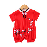 Load image into Gallery viewer, Baby Girls Flower Print Jumpsuits Wholesale 22031717
