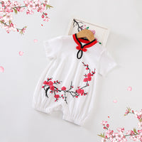 Load image into Gallery viewer, Baby Girls Flower Print Jumpsuits Wholesale 22031717
