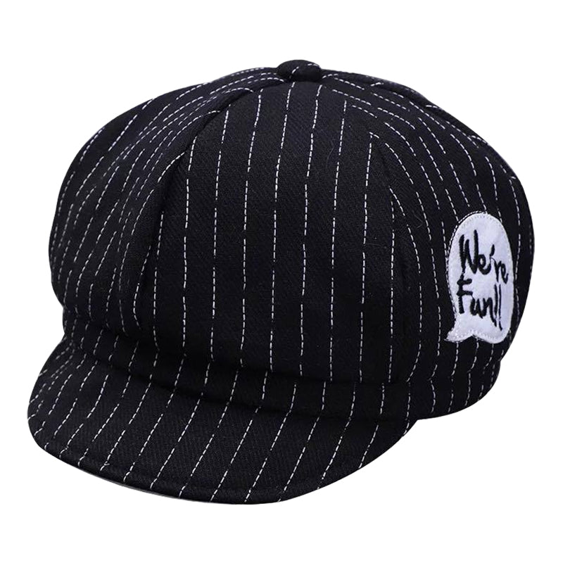 Kid Boys Striped Embroidered Accessories Hats Wholesale 220317220