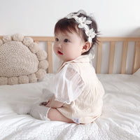 Load image into Gallery viewer, Baby Girls Bow Rompers Wholesale 220317227
