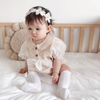 Load image into Gallery viewer, Baby Girls Bow Rompers Wholesale 220317227
