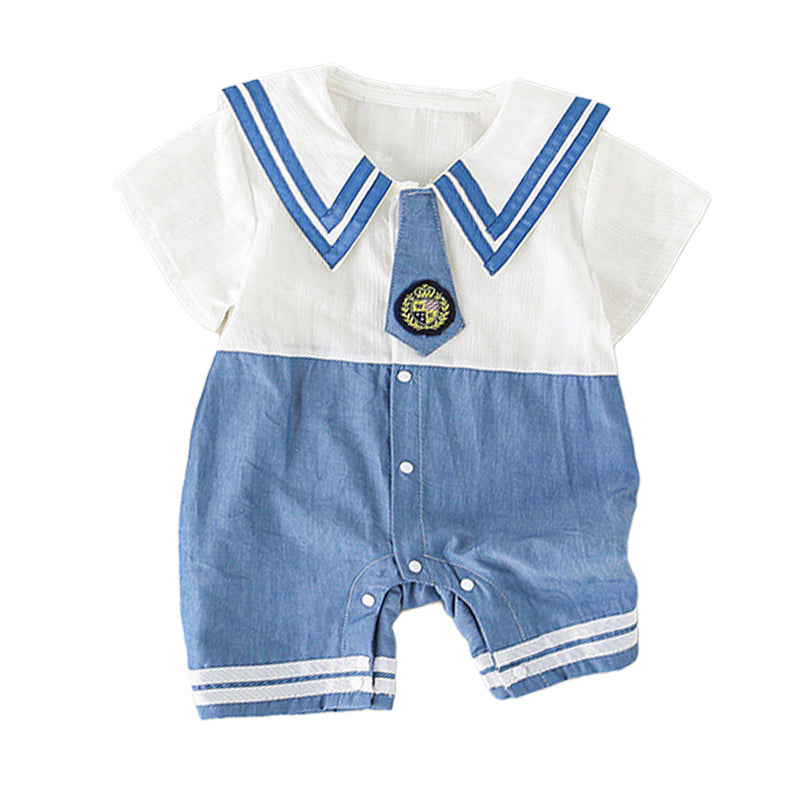 Baby Unisex Color-blocking Rompers And Jumpsuits Wholesale 220317258