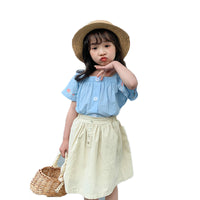 Load image into Gallery viewer, Baby Kid Girls Cartoon Embroidered Tops Wholesale 22031728
