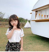 Load image into Gallery viewer, Baby Kid Girls Cartoon Embroidered Tops Wholesale 22031728
