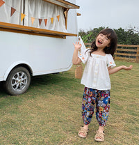 Load image into Gallery viewer, Baby Kid Girls Cartoon Embroidered Tops Wholesale 22031728
