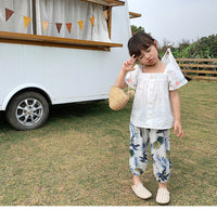 Load image into Gallery viewer, Baby Kid Girls Cartoon Embroidered Tops Wholesale 22031728
