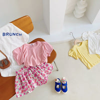 Load image into Gallery viewer, Baby Kid Girls Solid Color Tops Wholesale 220317320
