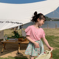 Load image into Gallery viewer, Baby Kid Girls Solid Color Tops Wholesale 220317320
