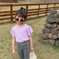 Load image into Gallery viewer, Baby Kid Girls Solid Color Tops Wholesale 220317320
