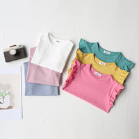 Load image into Gallery viewer, Baby Kid Girls Solid Color Tops Wholesale 220317329
