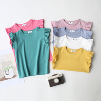 Load image into Gallery viewer, Baby Kid Girls Solid Color Tops Wholesale 220317329
