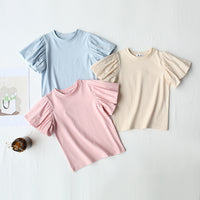 Load image into Gallery viewer, Baby Kid Girls Solid Color Tops Wholesale 220317330
