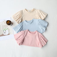 Load image into Gallery viewer, Baby Kid Girls Solid Color Tops Wholesale 220317330
