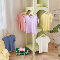 Load image into Gallery viewer, Baby Kid Girls Solid Color Tops Wholesale 220317336
