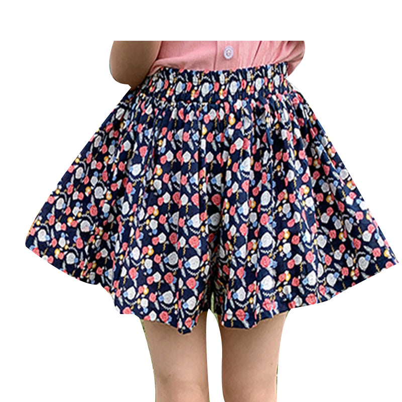 Baby Kid Girls Flower Print Shorts Wholesale 220317339