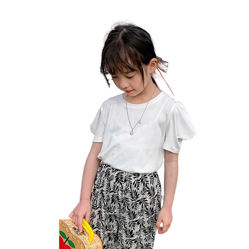 Baby Kid Girls Solid Color T-Shirts Wholesale 220317356