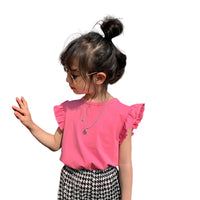 Load image into Gallery viewer, Girls Kid Solid Color Tops Wholesale 220317375
