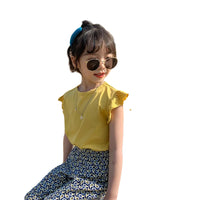 Load image into Gallery viewer, Girls Solid Color Tops Wholesale 220317375
