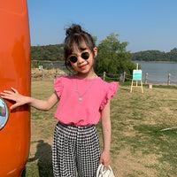 Load image into Gallery viewer, Girls Kid Solid Color Tops Wholesale 220317375
