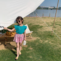 Load image into Gallery viewer, Girls Kid Solid Color Tops Wholesale 220317375
