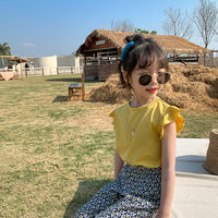 Load image into Gallery viewer, Girls Kid Solid Color Tops Wholesale 220317375
