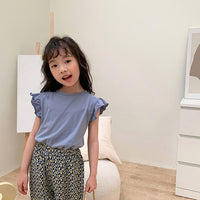 Load image into Gallery viewer, Girls Kid Solid Color Tops Wholesale 220317375
