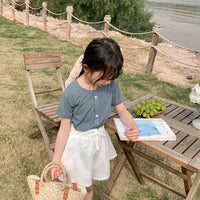 Load image into Gallery viewer, Baby Kid Girls Solid Color Shorts Wholesale 220317378
