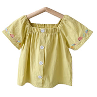 Load image into Gallery viewer, Baby Kid Girls Embroidered Tops Wholesale 220317393
