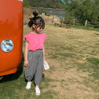 Load image into Gallery viewer, Baby Kid Girls Solid Color T-Shirts Wholesale 220317405
