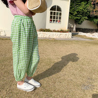 Load image into Gallery viewer, Baby Kid Unisex Checked Pants Wholesale 220317428
