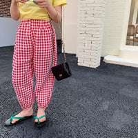 Load image into Gallery viewer, Baby Kid Unisex Checked Pants Wholesale 220317428
