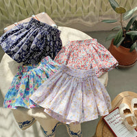 Load image into Gallery viewer, Baby Kid Girls Flower Fruit Print Shorts Wholesale 220317441
