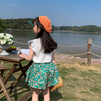 Load image into Gallery viewer, Baby Kid Girls Flower Fruit Print Shorts Wholesale 220317441
