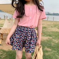 Load image into Gallery viewer, Baby Kid Girls Flower Fruit Print Shorts Wholesale 220317441
