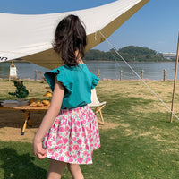 Load image into Gallery viewer, Baby Kid Girls Flower Fruit Print Shorts Wholesale 220317441
