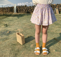 Load image into Gallery viewer, Baby Kid Girls Flower Fruit Print Shorts Wholesale 220317441
