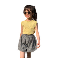 Load image into Gallery viewer, Baby Kid Girls Solid Color Crochet T-Shirts Wholesale 220317447
