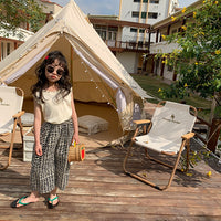 Load image into Gallery viewer, Baby Kid Girls Solid Color Crochet T-Shirts Wholesale 220317447
