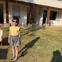 Load image into Gallery viewer, Baby Kid Girls Solid Color Crochet T-Shirts Wholesale 220317447
