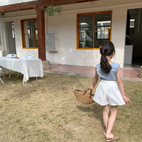 Load image into Gallery viewer, Baby Kid Girls Solid Color Crochet T-Shirts Wholesale 220317447
