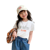Load image into Gallery viewer, Baby Kid Girls Letters Fruit Animals Expression Print T-Shirts Wholesale 220317449
